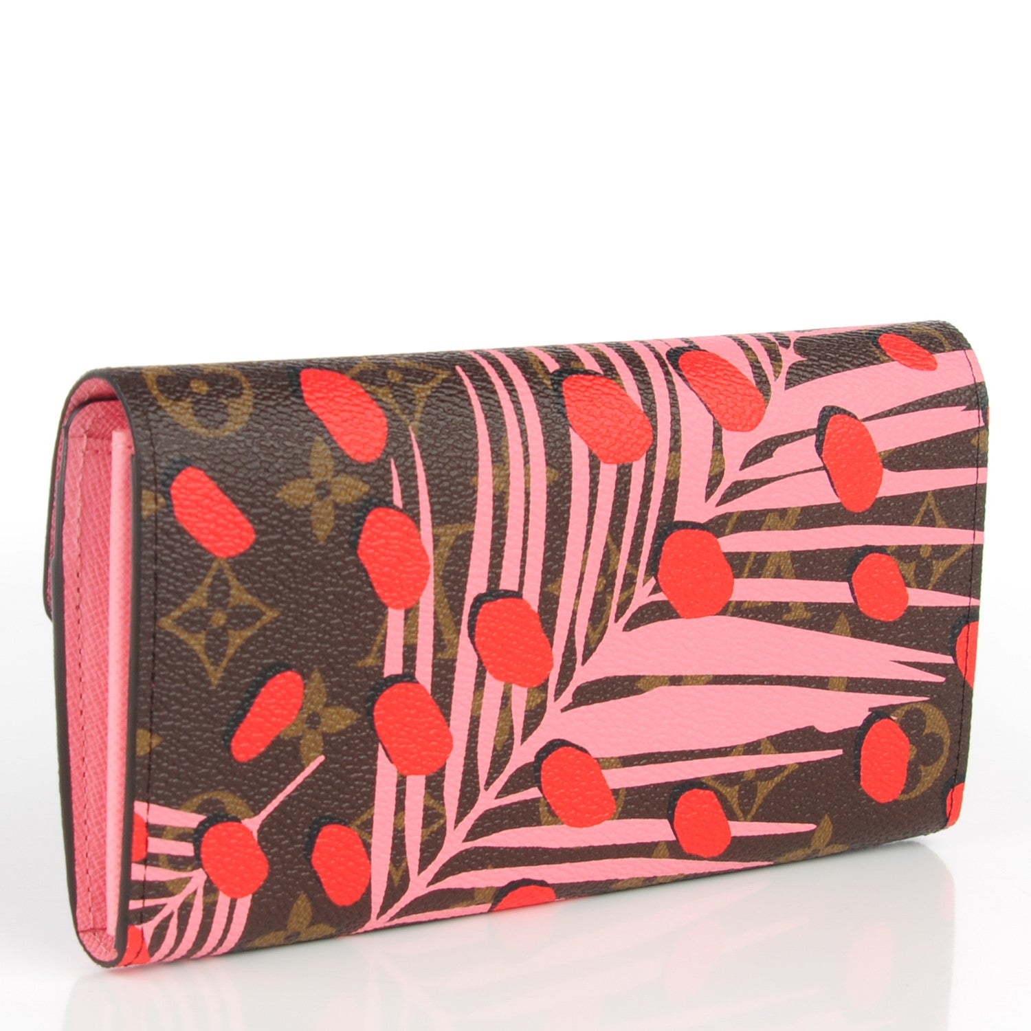 Louis Vuitton Monogram Jungle Dots Sarah Wallet Sugar Pink Poppy 3 of 7