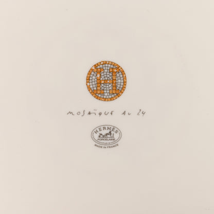 Hermes Porcelain Mosaique au 24 Gold Sushi Plate 3 of 6