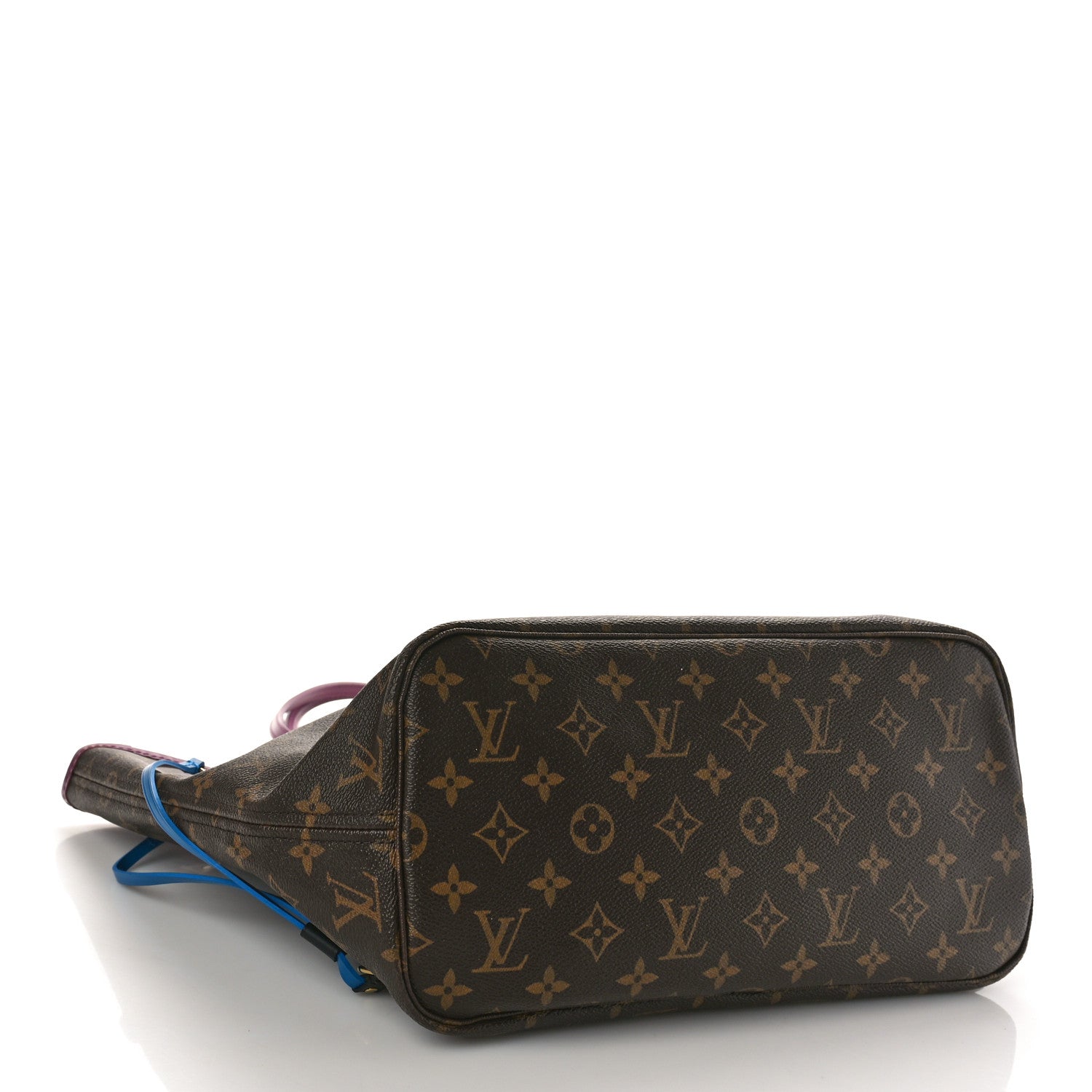 Louis Vuitton Monogram Totem Neverfull MM Magenta 5 of 11