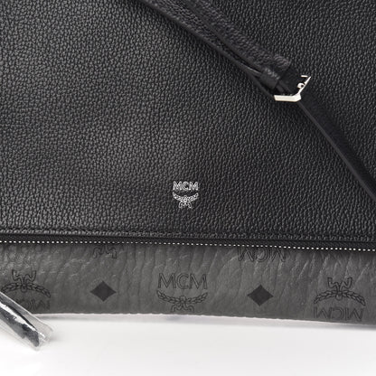 MCM Visetos Corina Crossbody Bag Black 9 of 9