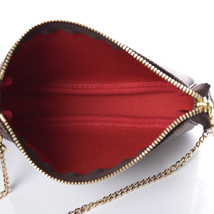 Louis Vuitton Damier Ebene Mini Pochette Accessories 5 of 7