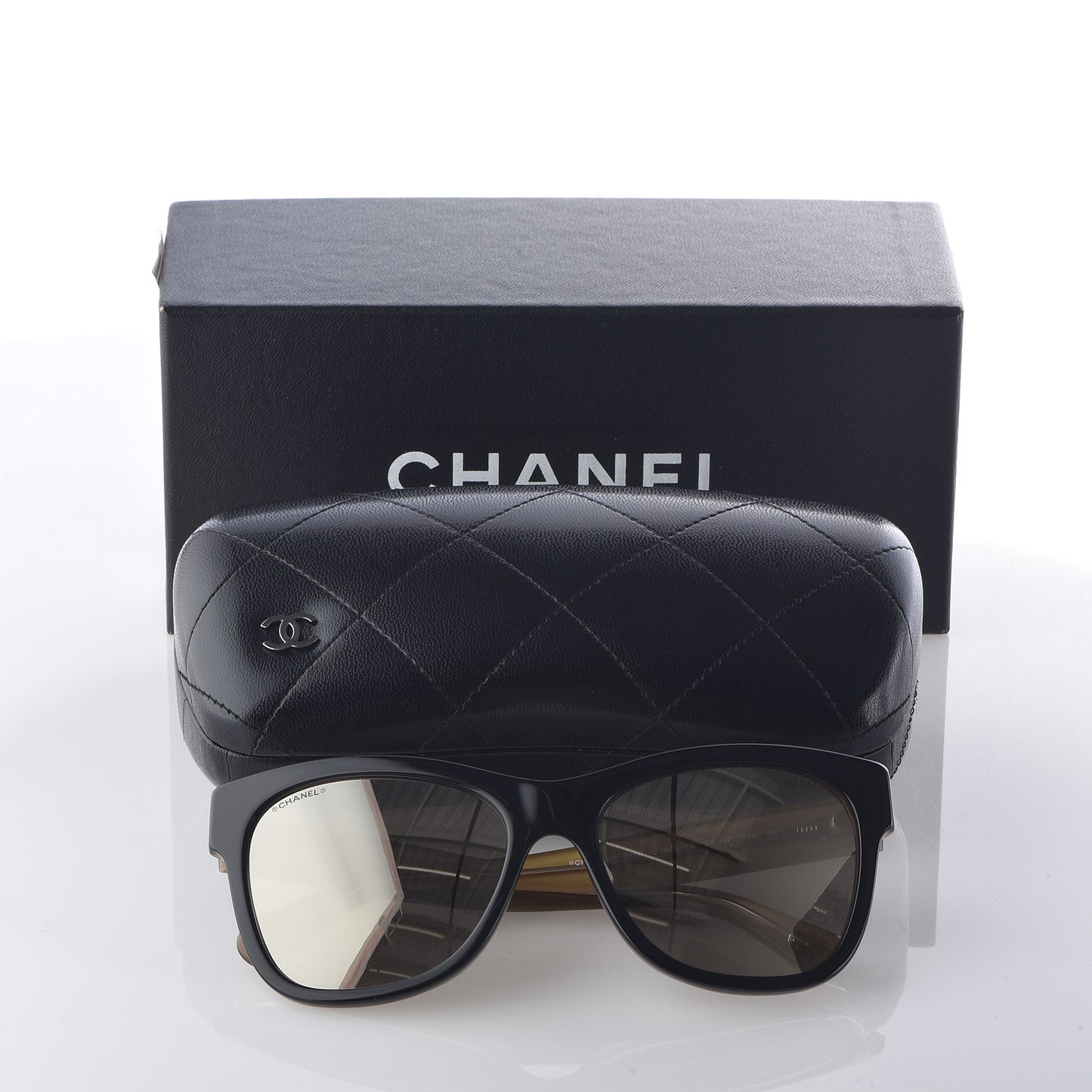 Polarized Square CC Sunglasses 5380 Black