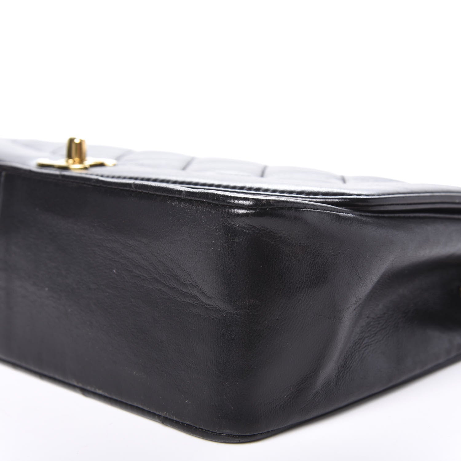 Chanel Lambskin Quilted Medium Single Flap Black 7 of 16