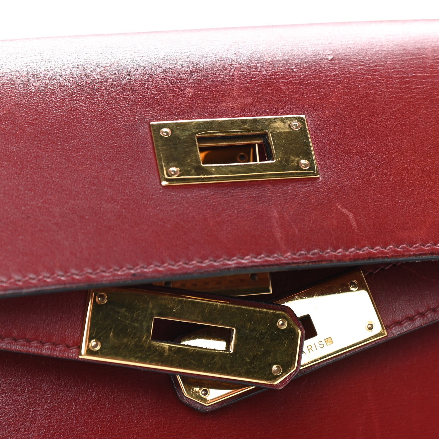 Hermes Box Kelly Sellier 28 Rouge H 28 of 30