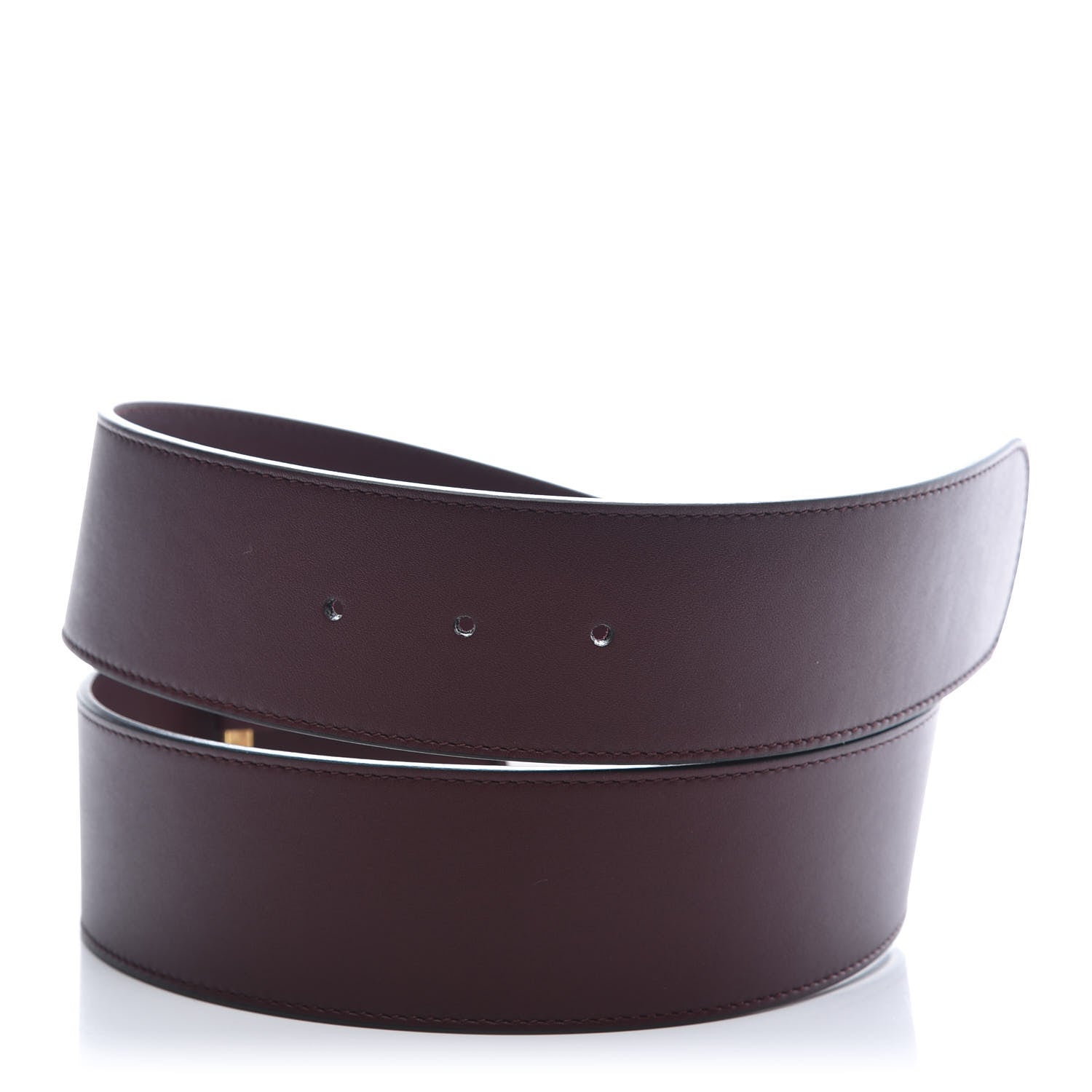 Gucci Calfskin Lizard Double G 50mm Belt 90 36 Vintage Bordeaux 3 of 6