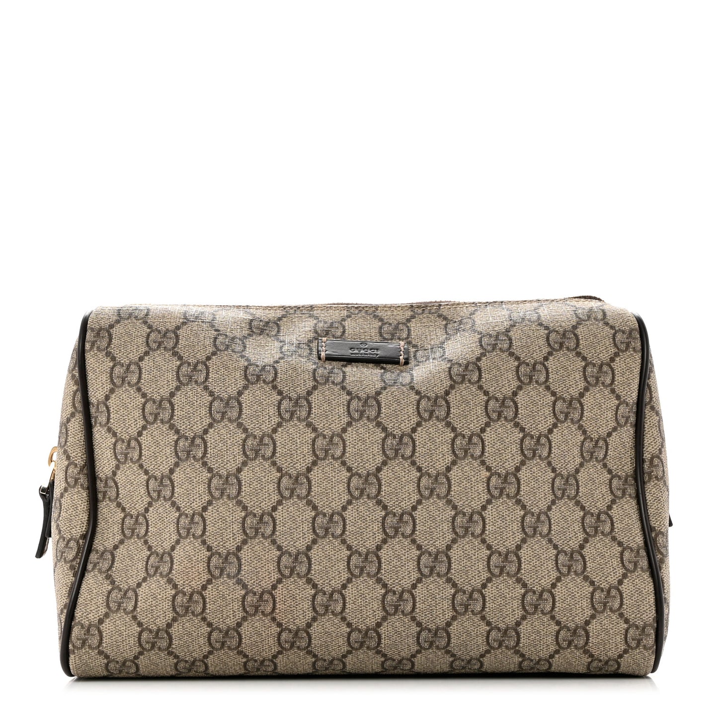 GG Plus Monogram Large Toiletry Case Brown