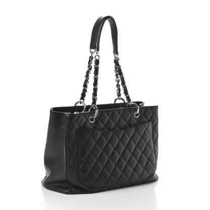 Chanel Caviar Quilted Grand Shopping Tote GST Black 3 of 11