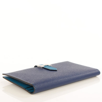 Hermes Epsom Bi Color Bearn Wallet Bleu Sapphire Izmir 5 of 10