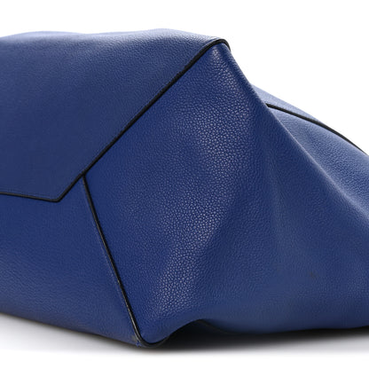 Celine Soft Grained Calfskin Medium Belt Cabas Phantom Indigo 10 of 10
