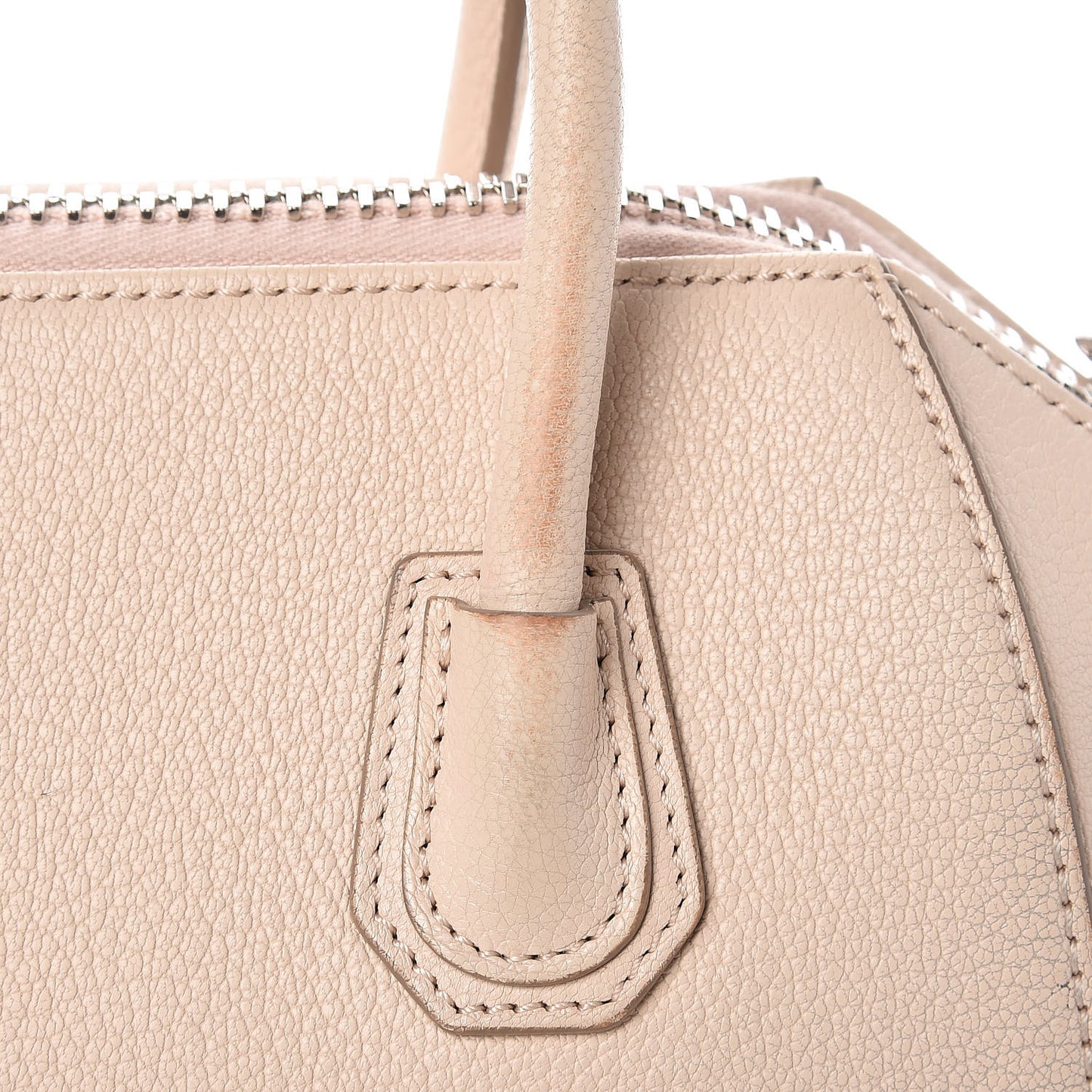 Sugar Goatskin Mini Antigona Nude Pink
