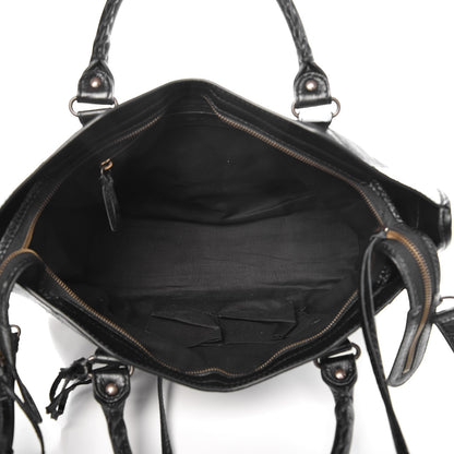 Balenciaga Agneau Arena Graffiti All Over Classic Hardware City Black White 5 of 7