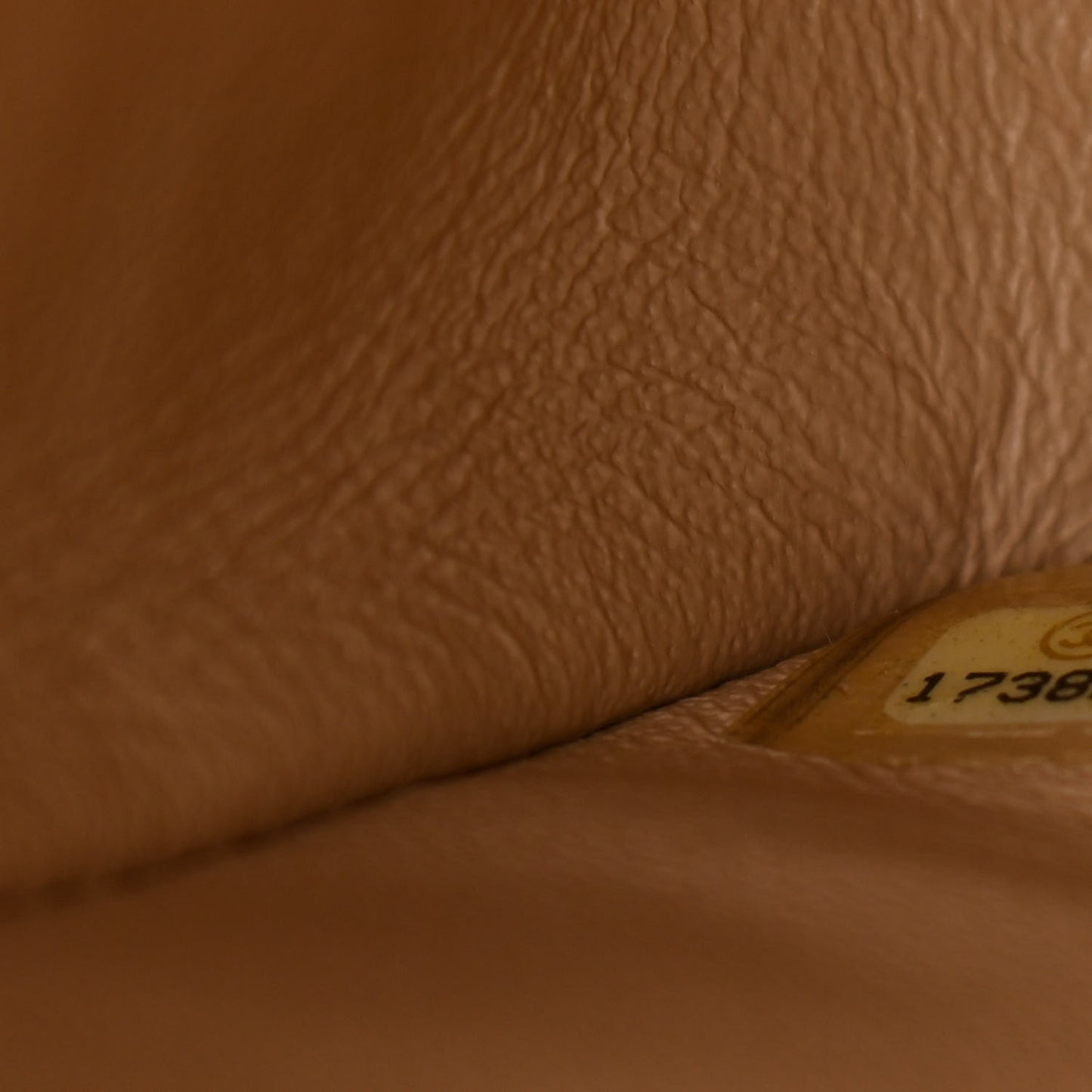 Caviar Quilted Jumbo Double Flap Light Beige