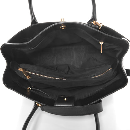 Chanel Calfskin Cerf Executive Shopper Tote Black 5 of 12