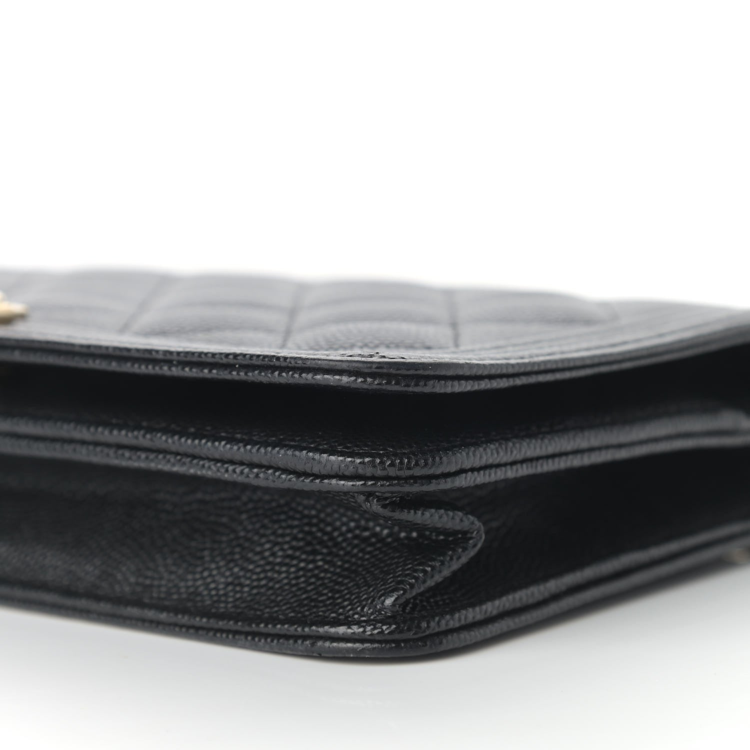 Chanel Caviar Quilted Boy Wallet On Chain WOC Black 10 of 11
