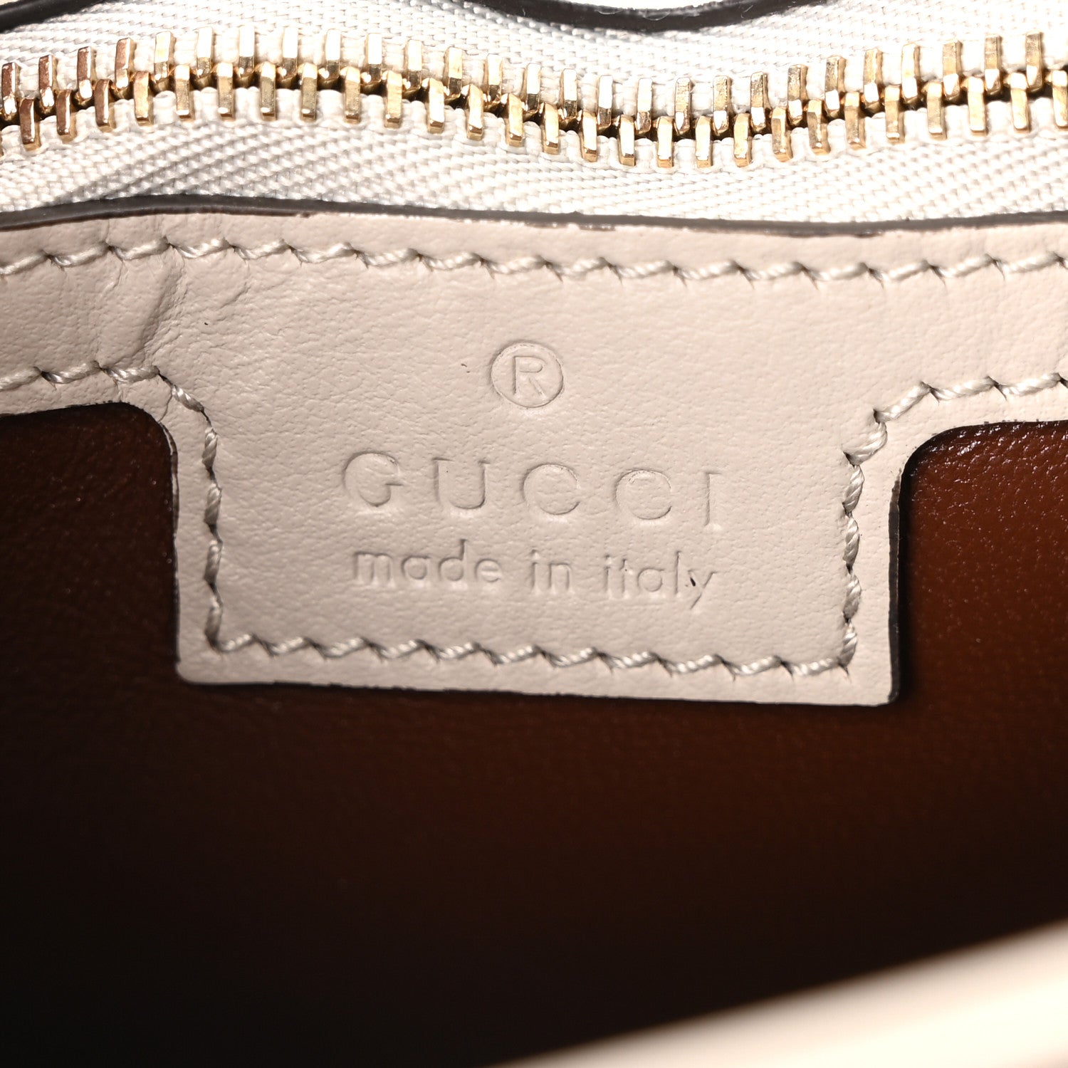 Gucci Calfskin Matelasse Small GG Marmont Multi Pocket Shoulder Bag Light Grey 6 of 10