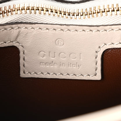 Gucci Calfskin Matelasse Small GG Marmont Multi Pocket Shoulder Bag Light Grey 6 of 10