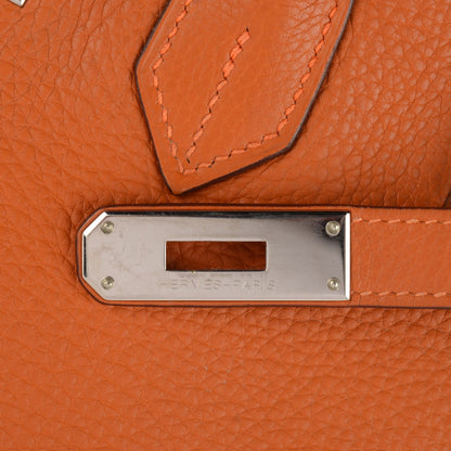 Hermes Taurillon Clemence Birkin 35 Potiron 10 of 21