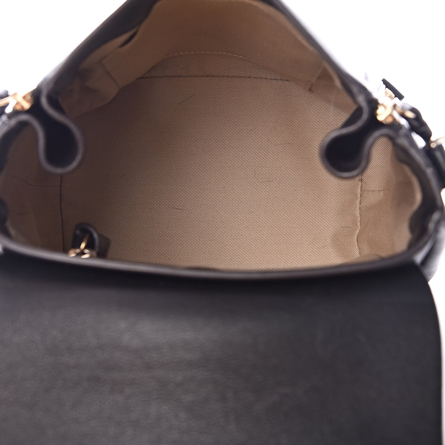 Chloe Suede Calfskin Small Faye Backpack Black 5 of 11