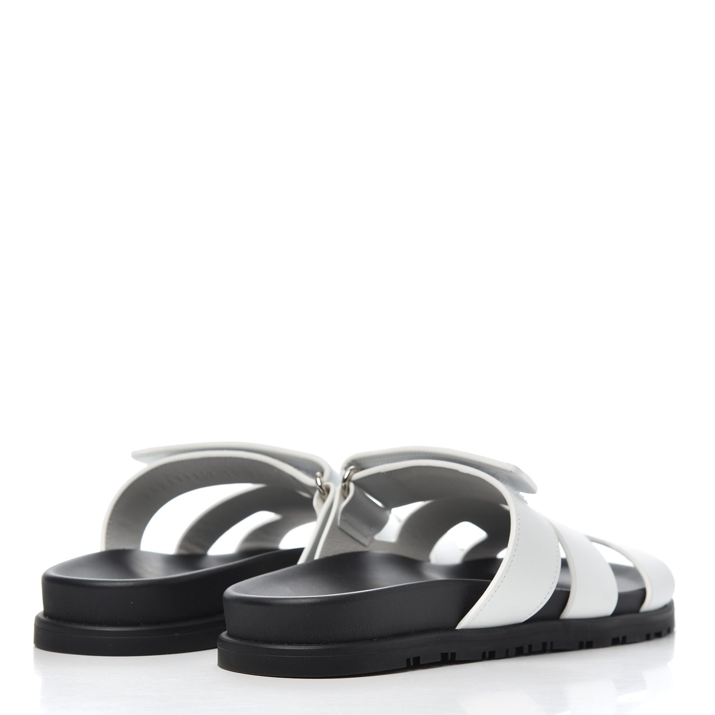Calfskin Womens Chypre Sandals 38 White