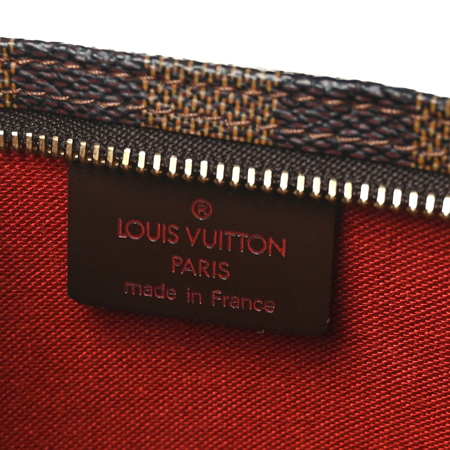 Louis Vuitton Damier Ebene Navona Pochette Accessories 6 of 9