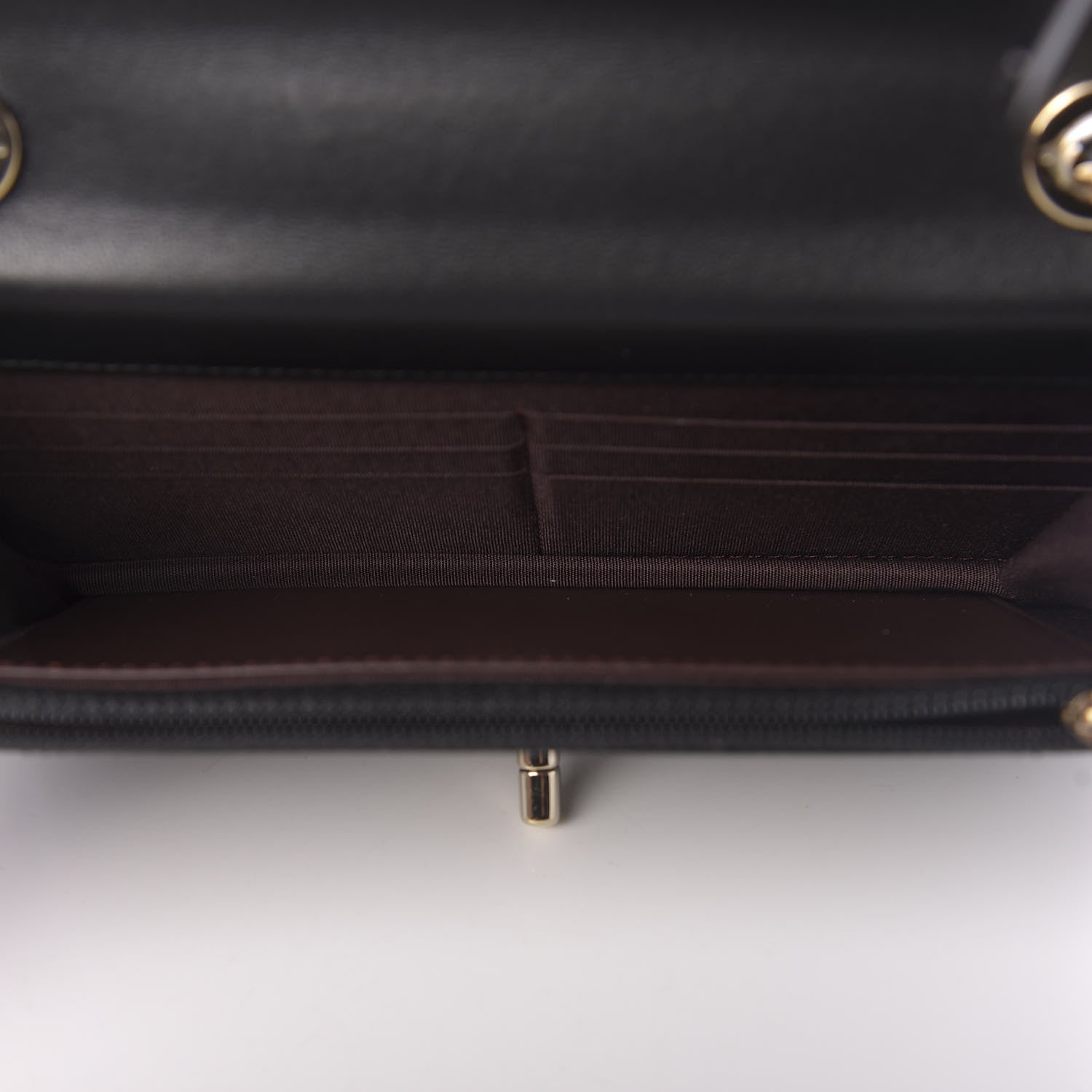 Chanel Lambskin Quilted Trendy CC Wallet On Chain WOC Black 7 of 13