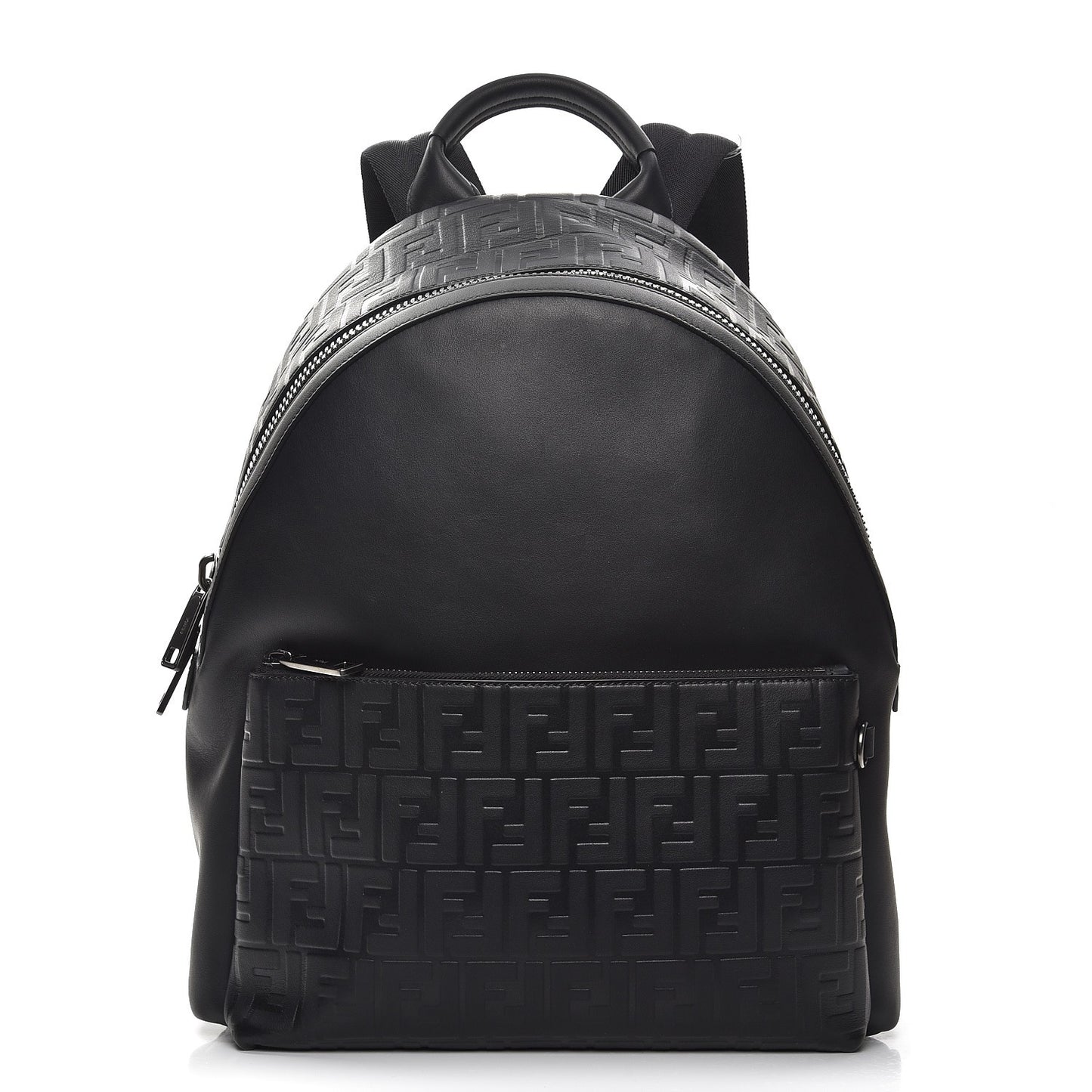 Vitello Grace FF 1974 Embossed Backpack Black