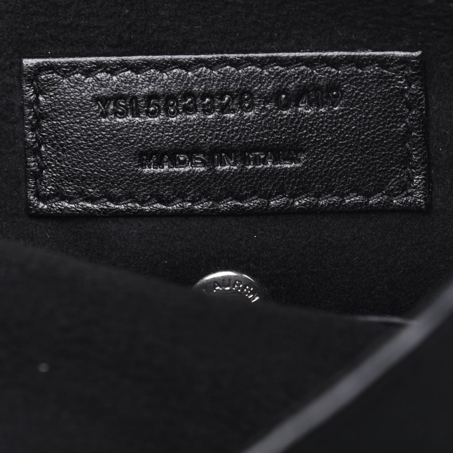 Lambskin Small Teddy Bucket Bag Black