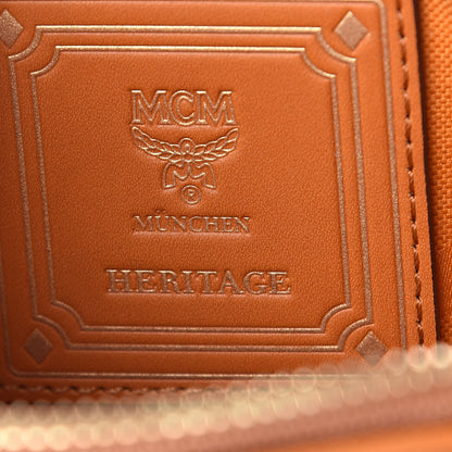MCM Visetos Heritage Medium Cosmetic Pouch Cognac 7 of 8