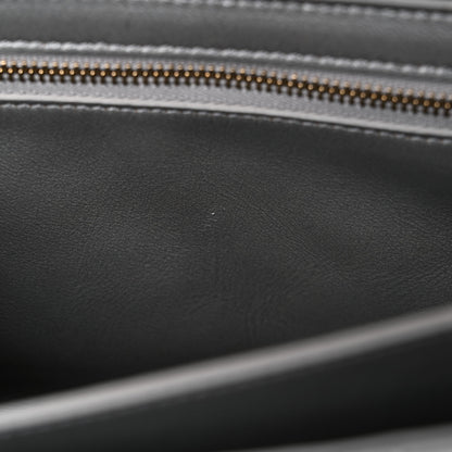 Celine Calfskin Quilted Medium C Bag Silver Black 11 of 14