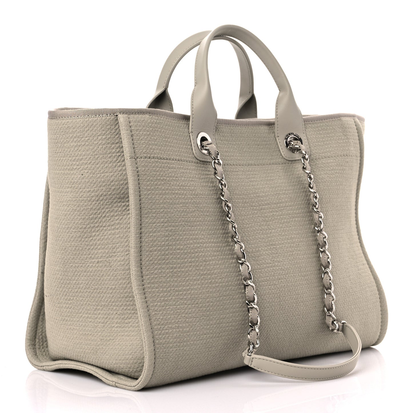 Mixed Fibers Medium Deauville Tote Grey