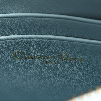 Christian Dior Goatskin Saddle Rodeo Pouch Light Blue 6 of 9