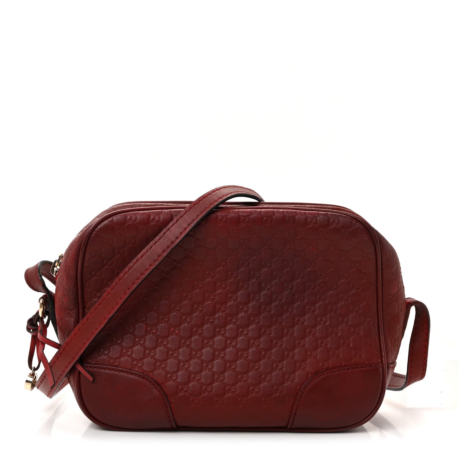 Gucci Microguccissima Mini Bree Messenger Bag Red 1 of 10