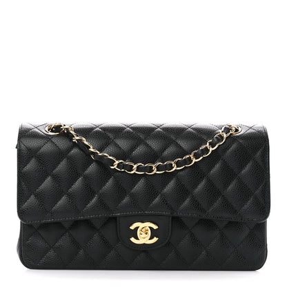 Chanel Caviar Quilted Medium Double Flap Black 1 of 11