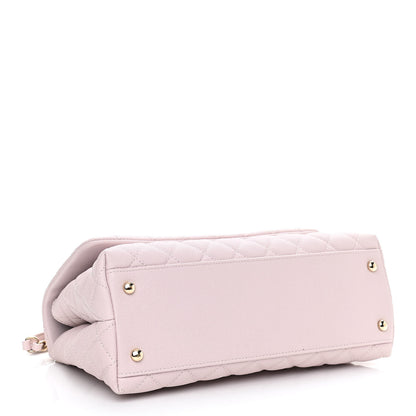 Chanel Caviar Quilted Small Coco Handle Flap Lilas Lilac 4 of 10