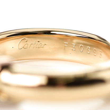 Cartier 18K Yellow White Pink Gold Trinity Band Ring 55 7.25 4 of 6