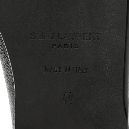 Saint Laurent Nappa Sugar Le Loafer 05 Mule 40 Black 7 of 9