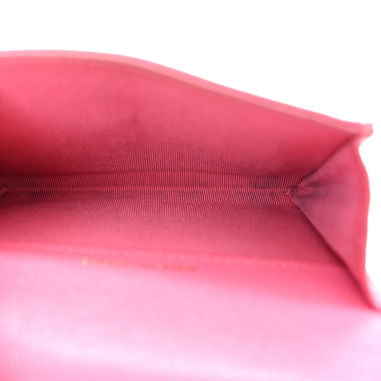 Chanel Caviar Quilted Flap Card Holder Wallet Pink 5 of 12