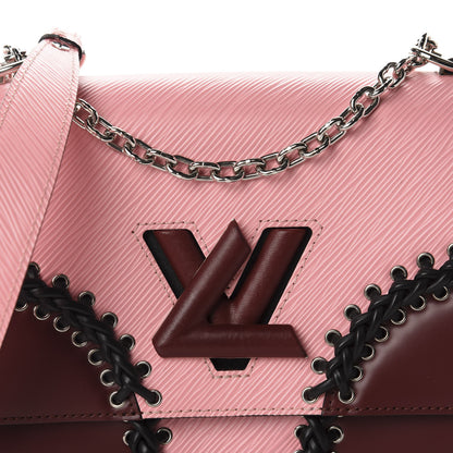 Louis Vuitton Epi Braided Twist Shoulder Bag MM Rose Ballerine 10 of 10