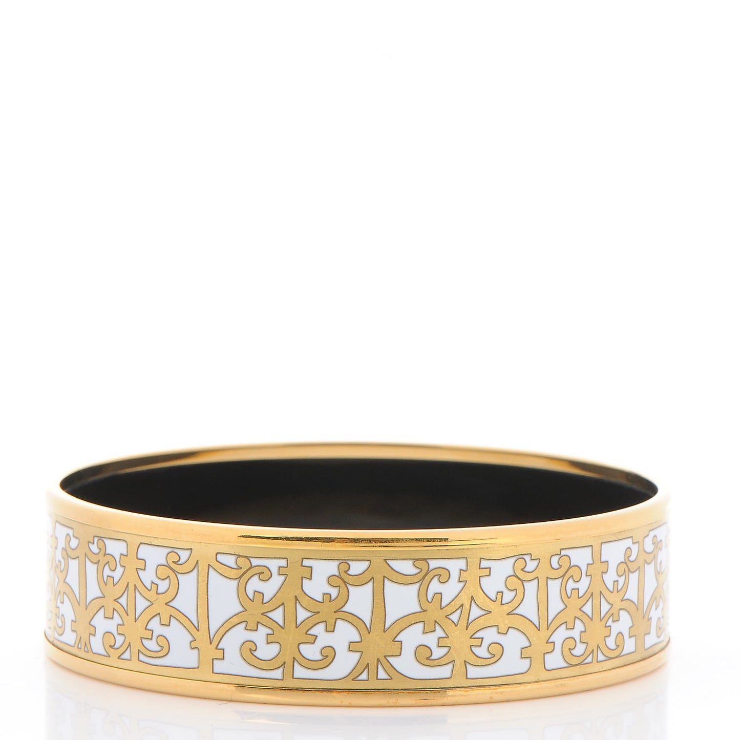 Enamel Printed Wide Balcons du Guadalquivir Bracelet 70 Gold