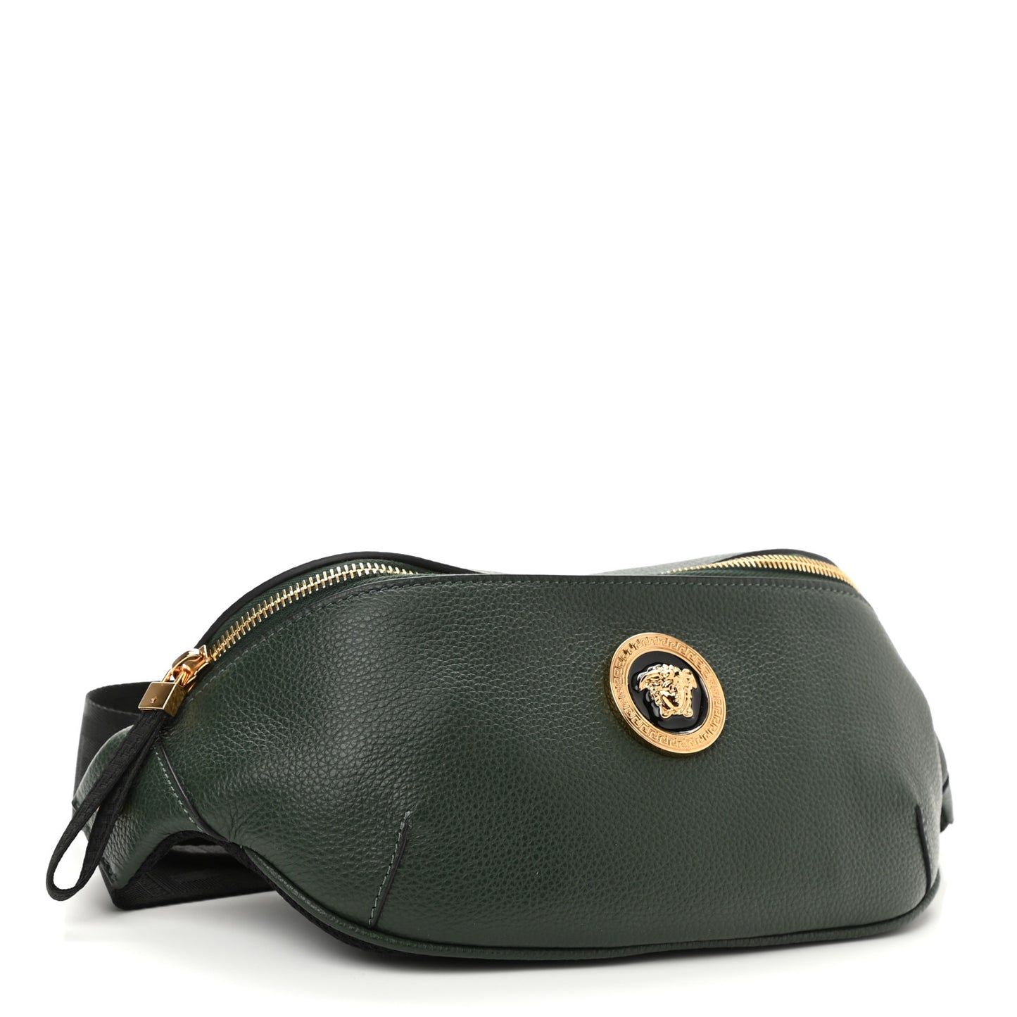Grained Calfskin Vanitas Medea Belt Bag Green