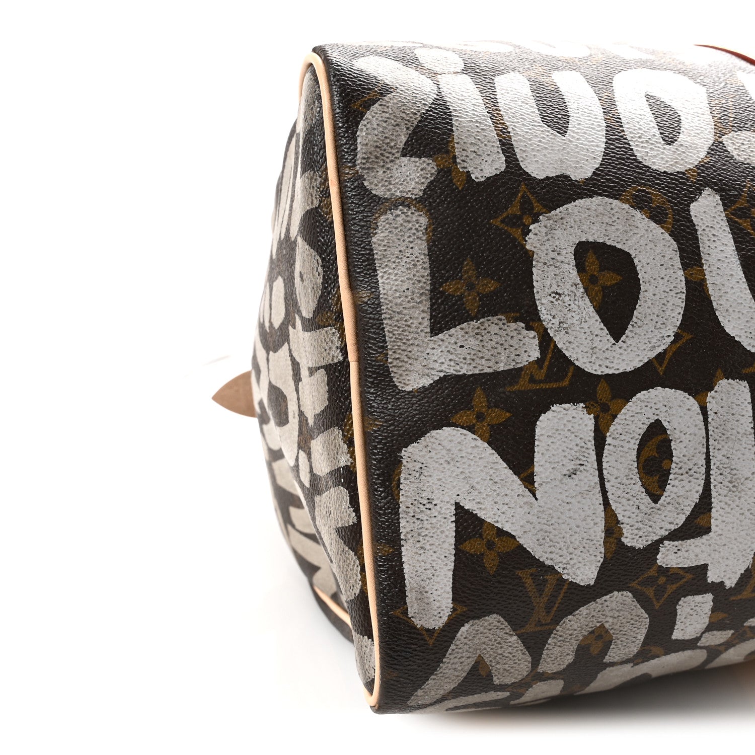 Louis Vuitton Monogram Graffiti Keepall 50 Silver 8 of 9