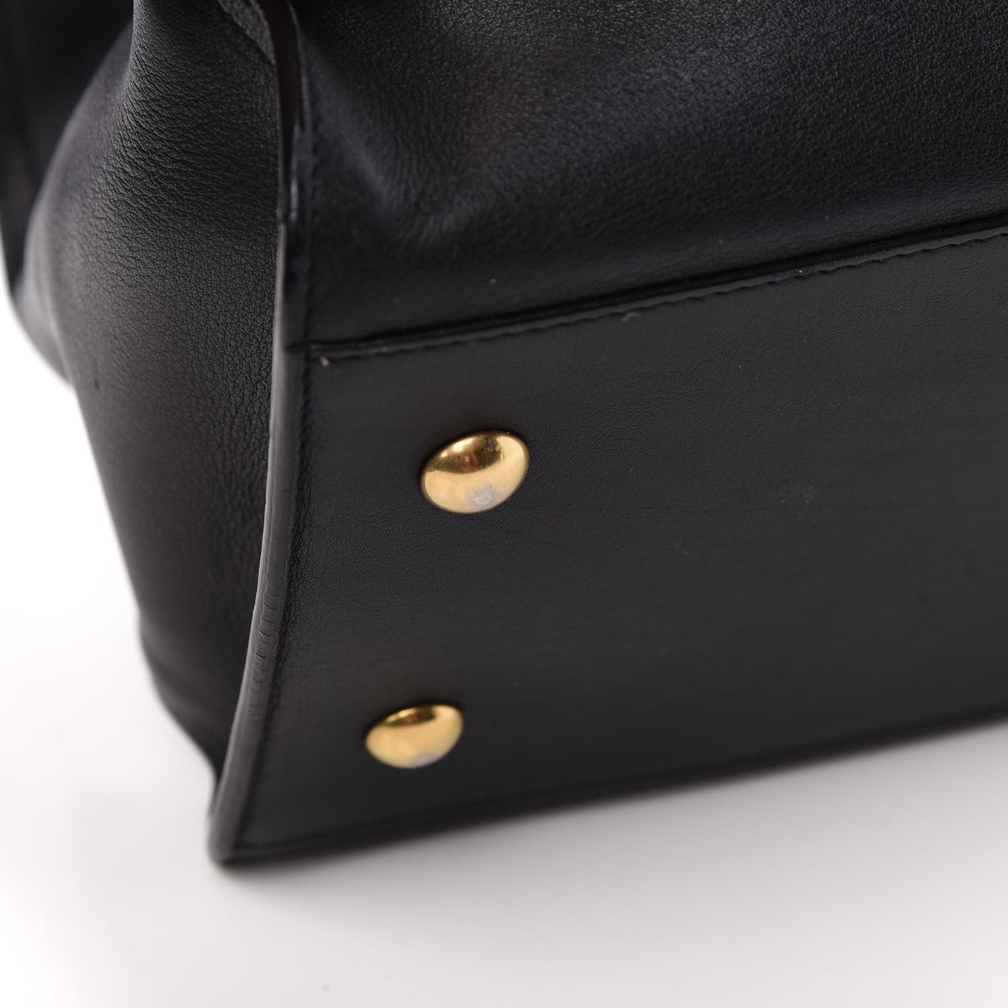 Calfskin Small Classic Y Cabas Navy Blue