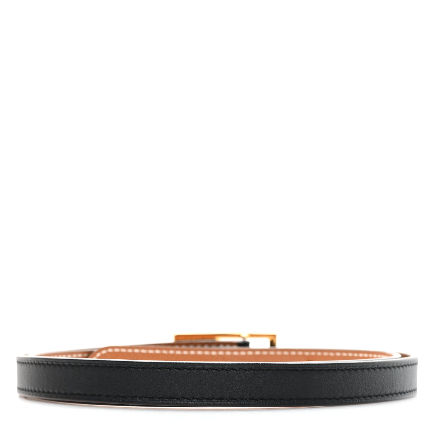 Swift Epsom 13mm Lucky 85 34 15 Belt  Black Gold