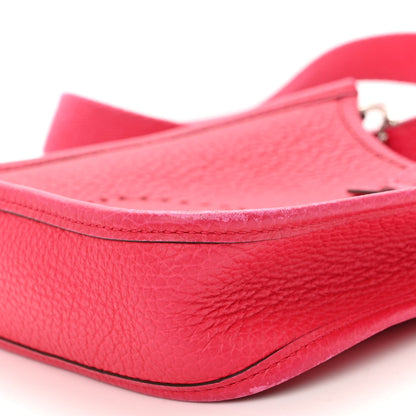 Hermes Taurillon Clemence Evelyne TPM Rose Extreme 8 of 12