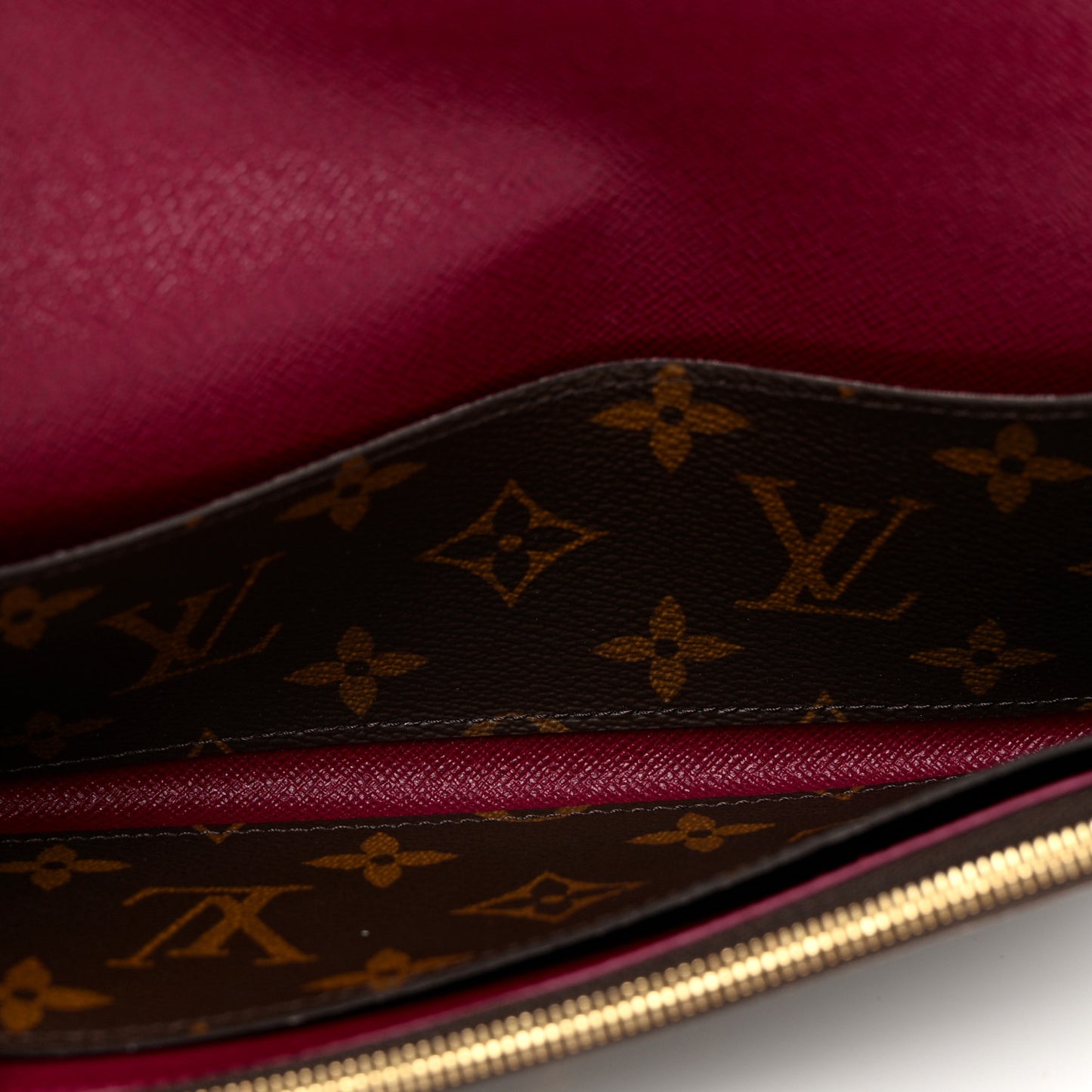 Monogram Emilie Wallet Fuchsia