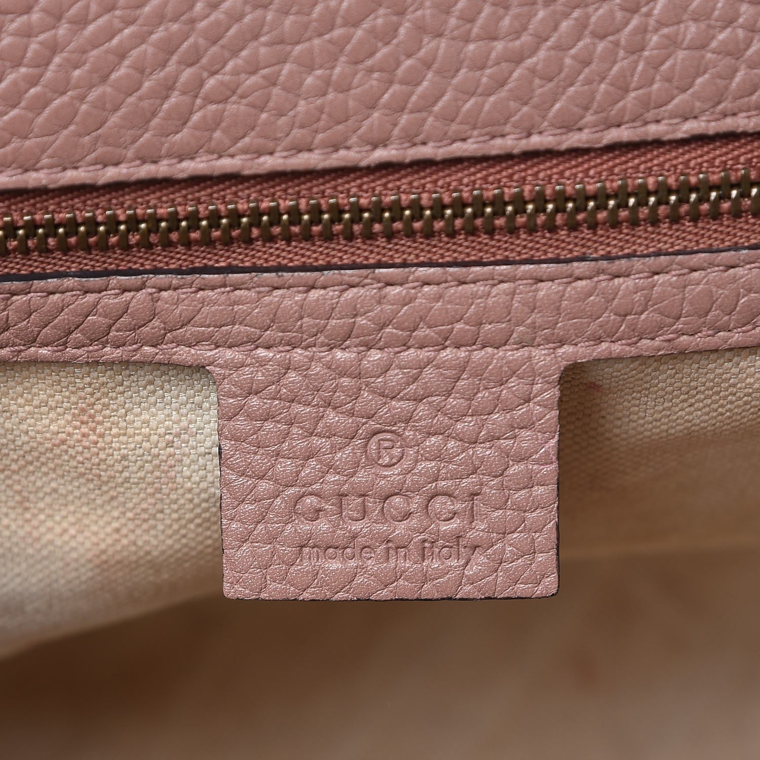 Gucci Calfskin Small GG Marmont Top Handle Bag Rosy Phard 7 of 13