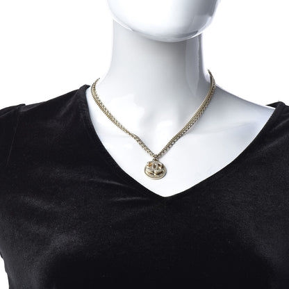 Chanel CC Coco Mademoiselle Coin Necklace Gold 2 of 6