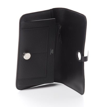 Hermes Togo Dogon Duo Wallet Black 4 of 5