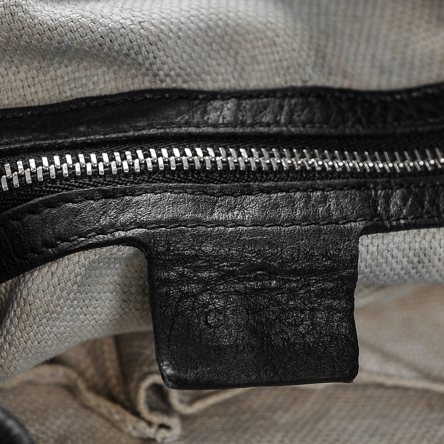 Pebbled Calfskin Medium Soho Chain Shoulder Bag Black