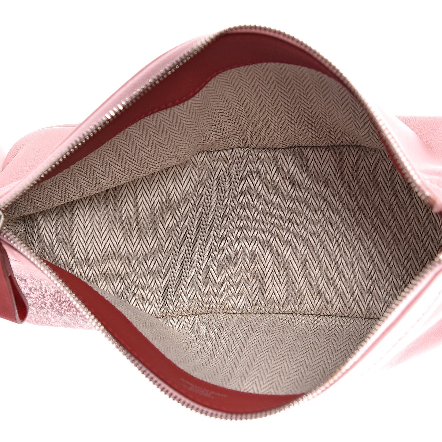 Lambskin Swift Tohubohu Pouch PM Rose Sakura Vermillion